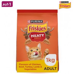 بورينا فريسكيز طعام القطط باللحم المشوي 1 كجم