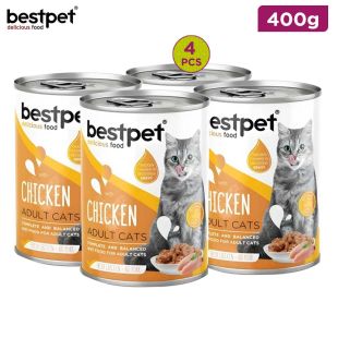 Bestpet - Chicken in Gravy Wet food 4 x 400g 