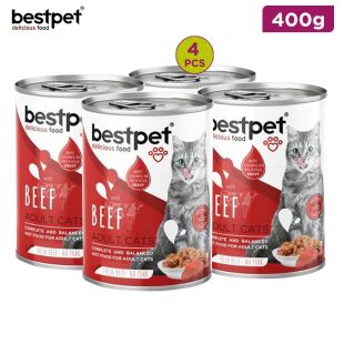 Bestpet Beef in Gravy Wet food 4 x 400g 