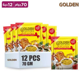 جولدن شوربة نودلز الدجاج  12 × 70 غرام