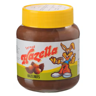 هازيلا- كريمة البندق والفانيليا 350 غرام