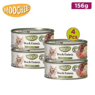 Moochie Cat Food Grain Free Duck 156g x 4