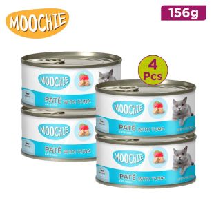 Moochie Cat Food Pate with Tuna 156g x 4