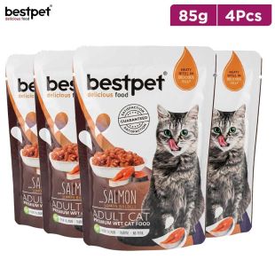 Bestpet Salmon Adult Cat Premium Wet food 85g