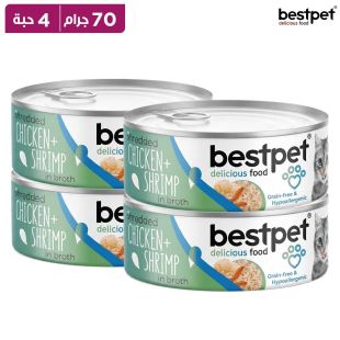 بيست بيت – دجاج مفتت مع روبيان في مرق – 70 غرام