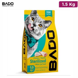 Bado Sterilised Cat Food Chicken 1.5 Kg