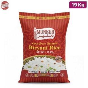 Muneera Long BAsmati Biryani Rice 19kg