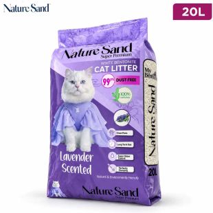 Nature Sand Cat Litter Lavender – 20 L