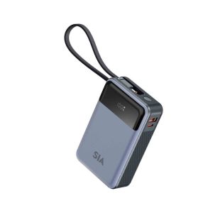 SIA Volt Link 20000mAh Power Bank 65W PD and Built-in Type-C Cable