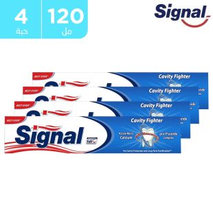 معجون أسنان مكافح التسوس 4 × 120 مل من Signal