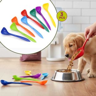 Silicone Pet Food Spoon 3Pcs