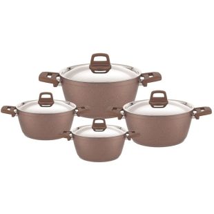 طقم أواني طهي من الجرانيت 8 قطعة من Vivaldi