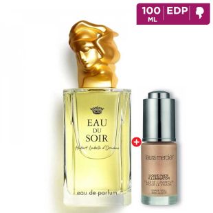 Sisley Eau du Soir and Laura Mercier Liquid Face Illuminator Bundle