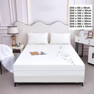 غطاء مرتبة واقٍ من السوائل والبقع بسحّاب