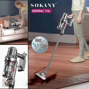 2000W Cordless Wet and Dry Vacuum Cleaner by Sokany