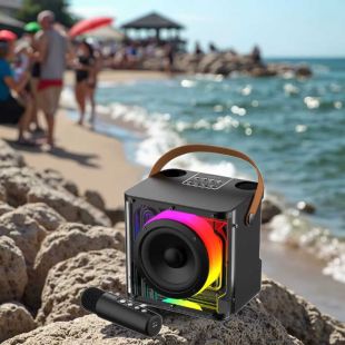 Portable Karaoke Speaker With Colorful Light by Havit 