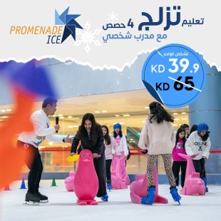 تجربة تعليم تزلج احترافية: 4 حصص فردية مع مدرب شخصي في Promenade Ice