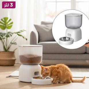 موزع طعام ذكي 3 لتر للحيوانات الأليفة