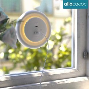 مصباح دائري بالطاقة الشمسية للتثبيت على النافذة من Allocacoc