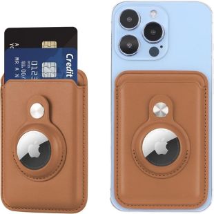 MagSafe Magnetic Card Wallet with AirTag Holder