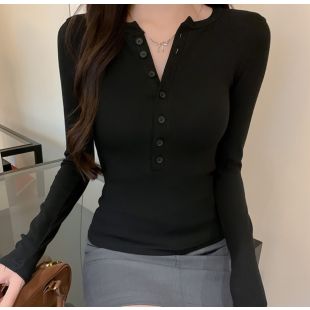 Slim Long Sleeve T-Shirt For Women
