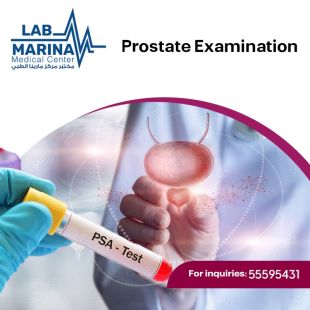 Get Your Sheeel Code and Enjoy Prostate Examination at Marina Medical Lab - To Know Price of the Service Please Contact the Clinic