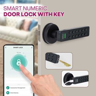 Smart Numeric Door Lock with Key