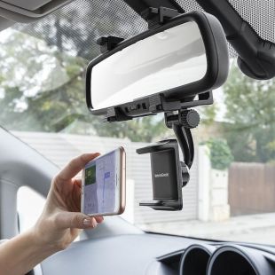 قاعدة هاتف لمرآة الرؤية الخلفية من InnovaGoods