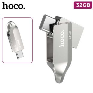 2x1 Smart Flash Drive 32Gb 2 Ports USB-A + Type-C by Hoco