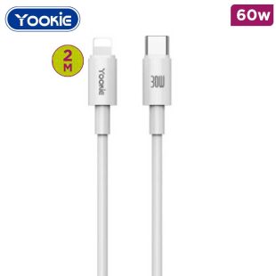 Yookie CB33 fast Cable USB C to Type c 60W 2M white