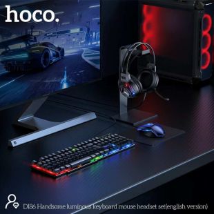 Luminous Keyboard, Mouse & Headset Set by Hoco