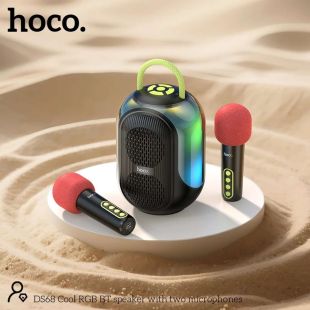 مكبر صوت بلوتوث RGB مع 2 ميكروفون من Hoco
