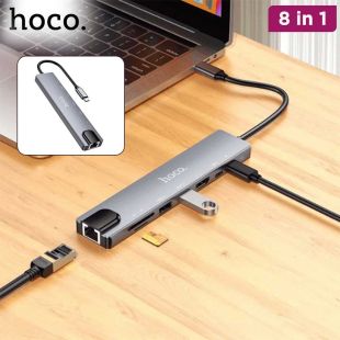Hoco 8 in 1 Type-C Hub Converter