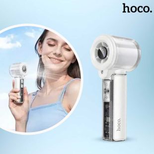 مروحة محمولة لاسلكية مع مرطب هواء من Hoco