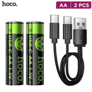 Hoco Rechargeable AA Lithium Batteries 2 Pcs Set