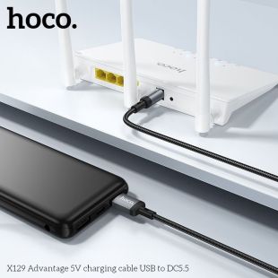 كيبل شحن USB إلى 5.5 مم DC من Hoco