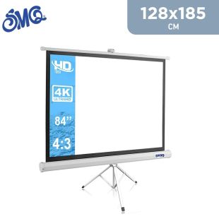 SMQ 84-Inch Projector Screen with Tripod Stand and Carry Bag