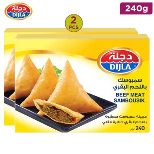 Dijla Frozen Meat Sambousik 2 x 240g