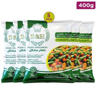 S&H Mixed Vegetables 400g 4+1 Free