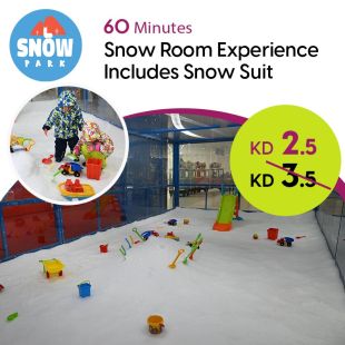 Enjoy 60 Minutes Snow Room or 1 Hour Ice Skating for All Week Days from Snow Park