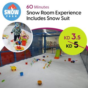 Enjoy 60 Minutes Snow Room or 1 Hour Ice Skating for All Week Days from Snow Park 