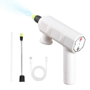 بخاخ كهربائي للنباتات بفوهة معدنية طويلة، قابل لإعادة الشحن عبر USB