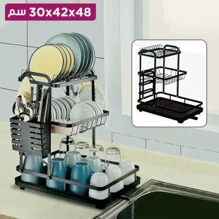 رف تخزين للمطبخ 3 طبقات