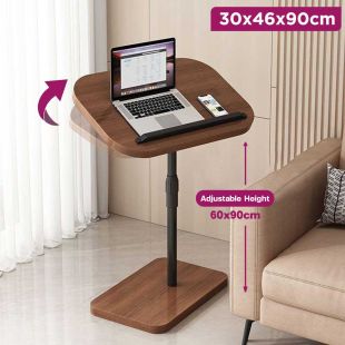 Laptop Table with Stand Bar and Adjustable Height