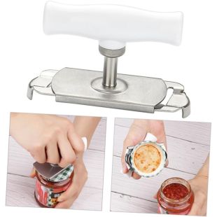 2Pcs Manual Metal Jar and Can Opener