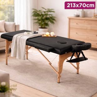 Foldable Massage Bed 213×70 cm