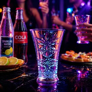 كوب مضيء أوتوماتيكي متغير اللون بحساس 400 مل