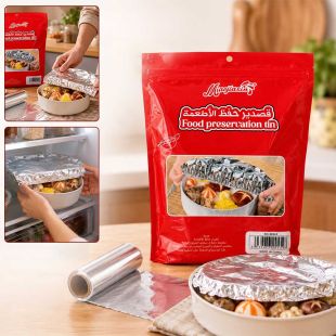 Heat-Resistant Aluminum Foil Roll for Cooking and Food Storage