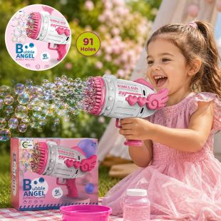 Bubble Angel 91-Hole Automatic Bubble Gun
