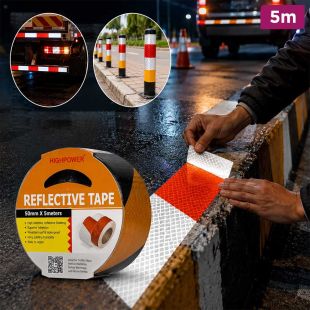 High Intensity Reflective Safety Tape Roll 5m